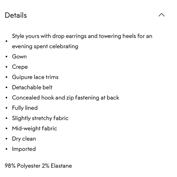 BADGLEY MISCHKA
Belted guipure lace-trimmed crepe gown - Picture 5 of 5